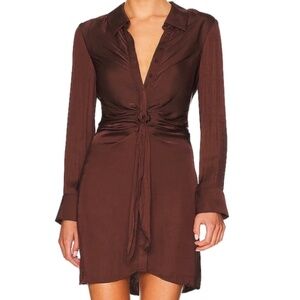 STEVE MADDEN TIE CURIOUS MINI CHICORY COFFEE SIZE SMALL NEW WITH TAGS